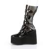 DemoniaCult - SWING230C Bottes de plateforme - Noir Product image